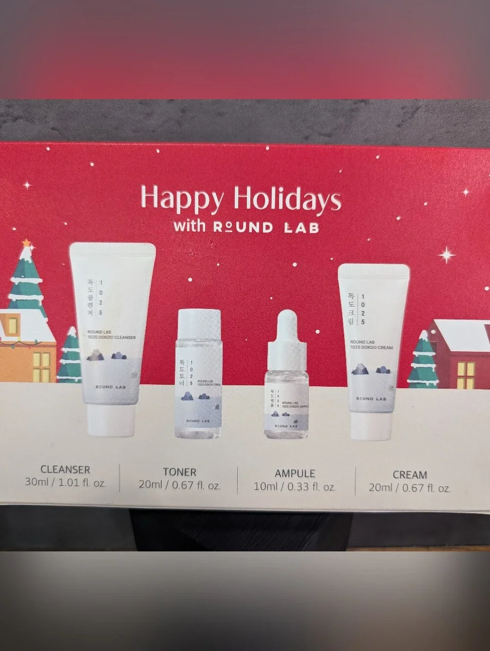 Round Lab 1025 Dokdo Trial Kit 4 Piece Korean Skincare Set